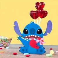 stich avec des coeur de sucettes