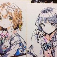 #Dessins sur #Shikishi par #Tiv