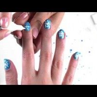 #LaReineDesNeiges - Tuto Nail Art