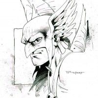 #Dessin hawkman par art thibert