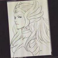 Artgerm explique que, pour faire la poitrine de She-Ra, il suffit de mettre des bananes dans son corsage.