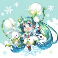 #Dessin de Snow #MikuHatsune par Mafelili #Vocaloid
