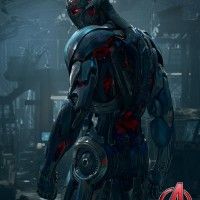 Affiche #Avengers2  avec Ultron le méga vilain pas beau!