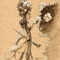 #Dessin de la Reine De Coeur dans Alice Aux Pays Des Merveilles par sydnikruger sur du #Papier coloré http://www.tvhland.com/boutique/#Papi... [lire la suite]