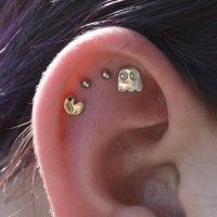 boucle d'oreille pacman