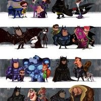 l'évolution de batman