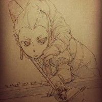 #Dessin aux crayons de couleurs Nona de la série #DeathParade http://www.tvhland.com/boutique/crayon-de-couleur.html #CrayonDeCouleurs #Ani... [lire la suite]