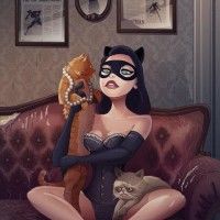 #Dessin #Catwoman par Edouard Relou