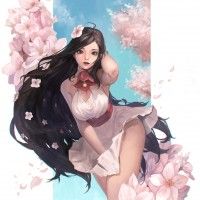 La brise du printemps #Dessin par Kim Han seul (aka Haren)