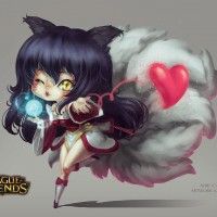 #Dessin Ahri #LeagueOfLegends par David Pan