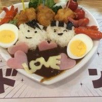 Kawaii ce plat pour les amoureux