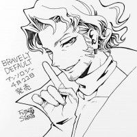 #Dessin Bravely Default par #ShintaFujimoto, #Mangaka de #RedRaven