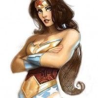 #Dessin de #WonderWoman #DcComics