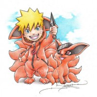 #Dessin #Naruto Kyubi par ProjectRocket #Manga