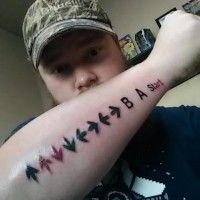 Il tatoue les codes sur son bras #Gamer #JeuxVideos