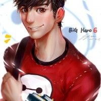 #Dessin Tadashi Hamada #BigHero6 #LesNouveauxHéros par Green Teaa #Disney #Animation