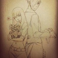 #Dessin #DeathParade aux crayons de couleur par niuya