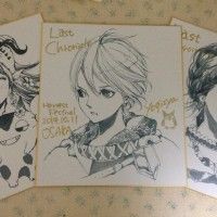 Dessins sur shikishis de Yogisya http://www.tvhland.com/boutique/shikishi-board.html #DessinSurShikishi