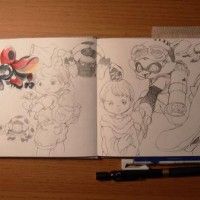 Dessin #Splatoon par Minato Gomme de précision Mono Zero #Tombow http://www.tvhland.com/boutique/gomme-mono-zero-blanc-rectangulaire/materi... [lire la suite]