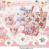 Collaboration #HelloKitty x Laura Ashley #Goodies #Fashion #Kawaii