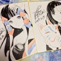 Dessins sur shikishi par #Fuzichoco http://www.tvhland.com/boutique/shikishi-board.html #DessinSurShikishi