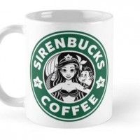 Mug #LaPetiteSirène façon Starbuck
