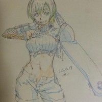 #Dessin #Fanart #FinalFantasy 7 Yuffie Kisagari aux crayons de couleur par sey_ http://www.tvhland.com/boutique/crayon-de-couleur.html #JeuV... [lire la suite]