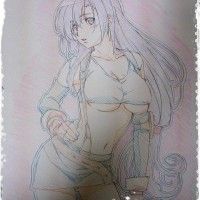 #Dessin #Fanart Tifa #FinalFantasy aux crayons de couleurs par chamarusaku http://www.tvhland.com/boutique/crayon-de-couleur.html #CrayonDeC... [lire la suite]