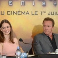 #ArnoldSchwarzenegger a fait aussi le déplacement pour la promo de #TerminatorGenisys. Mais s'il faut faire un choix c'est #EmiliaClarke! E... [lire la suite]