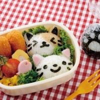 Kawaii ce #Bento de riz #Chat #Insolite #Gastonomie