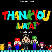 Jolie hommage à #SatoruIwata #RIP