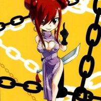 Sexy #ErzaScarlet avec son décolleté en coeur #Dessin #FairyTail par #HiroMashima