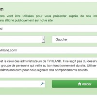 Vous pouvez maintenant modifier le pseudonyme de votre compte TVHLAND dans les paramètres de votre compte.