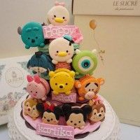 #Gâteau anniversaire macaron #TsumTsum #Disney