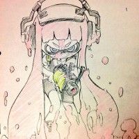 #Dessin #Splatoon aux crayons de couleurs http://www.tvhland.com/boutique/crayon-de-couleur.html #CrayonDeCouleurs