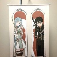 Kakémono #SwordArtOnline Kirito et Asuna