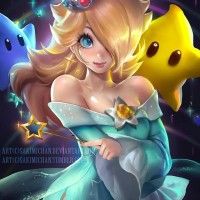 #Dessin #Fanart Rosalina par #Sakimichan #SuperMario Galaxy