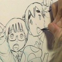 #Dessin encré à la plume G par le #Mangaka #InioAsano http://www.tvhland.com/boutique/plume-encre-manga-ink-comic.html