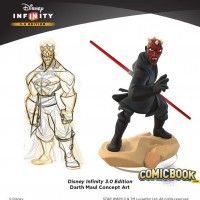 #ConceptArt de #DisneyInfinity 3.0: Darth Maul. Gagnez le jeu et ses figurines ici: http://www.tvhland.com/concours/concours-82.html