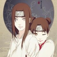 Dessin #Fanart Neji et Tenten #Naruto