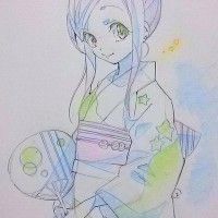 #Dessin crayons de couleurs fille japonaise kimono http://www.tvhland.com/boutique/crayon-de-couleur.html #CrayonDeCouleurs