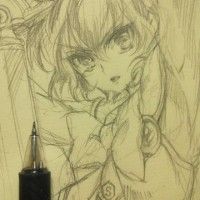 #Dessin #Croquis sketch Hikaru Shidou #MagicKnightRayearth par Chiyoman #Clamp