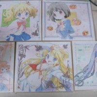 Dessins coloriés sur shikishi http://www.tvhland.com/boutique/shikishi-board.html #DessinSurShikishi