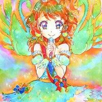 #Dessin coloré fille ange chanteuse idol Jpop par yasetai_yo