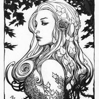 #PoisonIvy #Encrage sur #Papier par Adi Granov #Dessin #DcComics