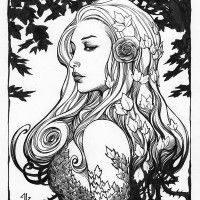 #PoisonIvy #Encrage sur #Papier par Adi Granov #Dessin #DcComics