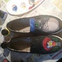 DIY Ghibli Totoro sneakers customisation #MonVoisinTotoro
