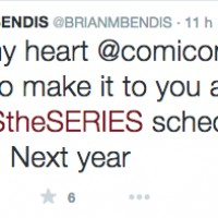 BRIAN MICHAEL BENDIS annonce sur son twitter qu'il ne pourra pas être présent @ComicCon_Paris #ComicConParis #JessicaJones #Marvel