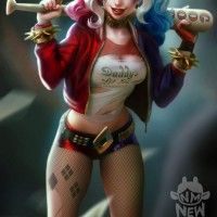 #Dessin #HarleyQuinn par Anna Nikonova Newmilky Suicide Squad #DcComics