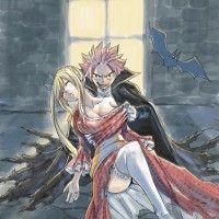 Dessin #Natsu en #Vampire dracula #Halloween par #HiroMashima #Mangaka de #FairyTail